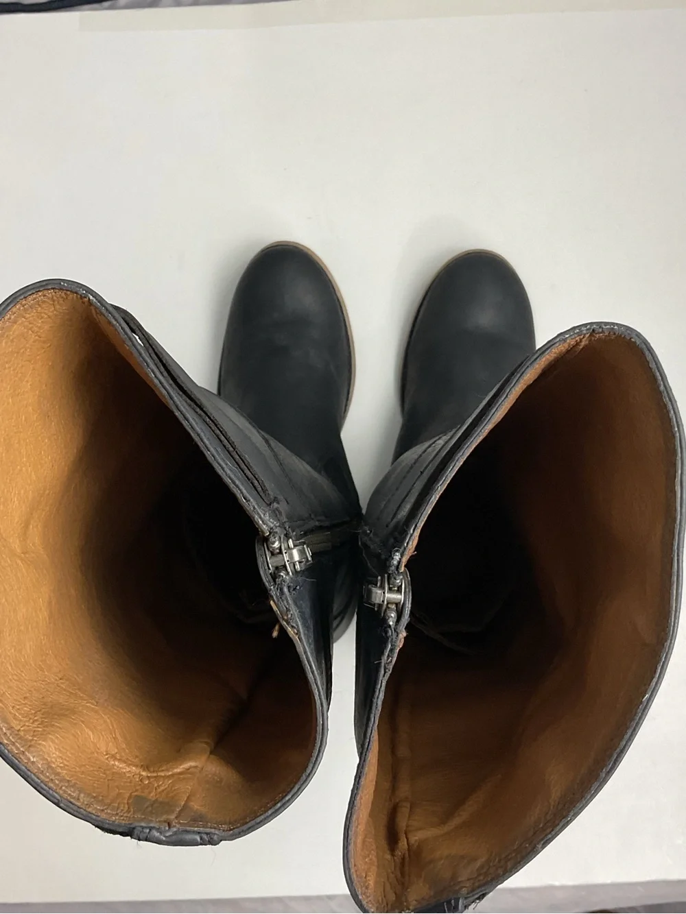 Frye 4015 Black Leather Knee High Pull On Riding Boots Women’s Size 5.5 B
